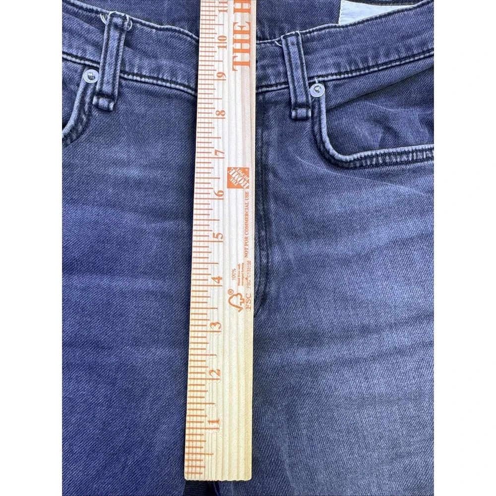 Rag & Bone Jeans Men's 33X32 Black BLACK  Fit 2  Slim Button ZIP